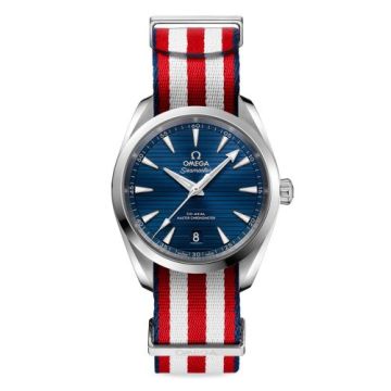 Omega Seamaster Aqua Terra 150M Master Chronometer 38 Stainless Steel / Blue / NATO / US Olympic