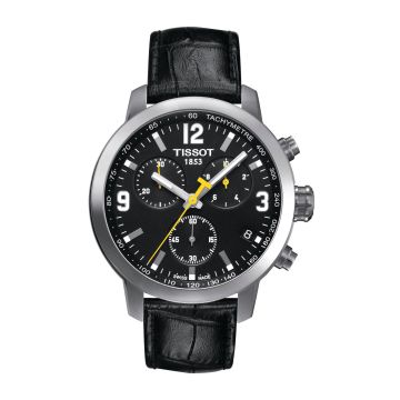 Tissot PRC 200 Quartz Chronograph Yellow Hand Leather