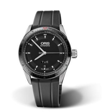 Oris Artix GT Day Date Stainless Steel - Ceramic / Black / Rubber