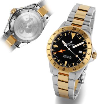 Steinhart Ocean One vintage GMT two-tone