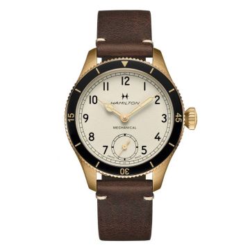Hamilton Khaki Aviation Khaki Aviation Pilot Pioneer Mechanical 43 Bronze / White