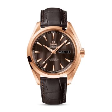 Omega Seamaster Aqua Terra 150M Co-Axial 43 Annual Calendar Red Gold / Grey
