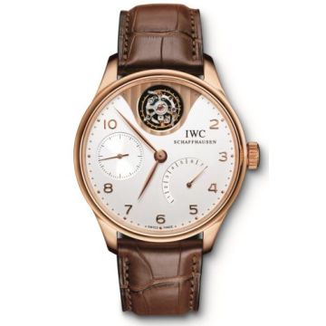IWC Schaffhausen Portugieser Tourbillon Mystere Rose Gold / Silver