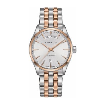 Hamilton Jazzmaster 42 Day Date Stainless Steel - Rose Gold / Silver / Bracelet