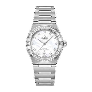 Omega Constellation Manhattan 29 Co-Axial Master Chronometer Stainless Steel / MOP / Diamond