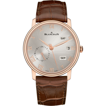Blancpain Villeret Quantième Annuel GMT Red Gold / Grey