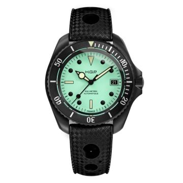 Hgp Automatique Night Diver 200M Full-Lume PVD noir