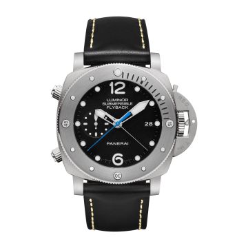 Panerai Luminor Submersible 47 3 Days Chrono Flyback Automatic Titanium / Black