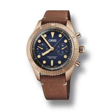 Oris Divers Sixty-Five 43 Chronograph Bronze / Blue / Carl Brashear Limited Edition