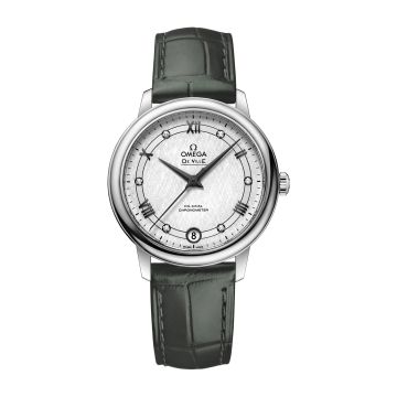 Omega De Ville Prestige Co-Axial 32.7 Stainless Steel / Vintage Silk Silver