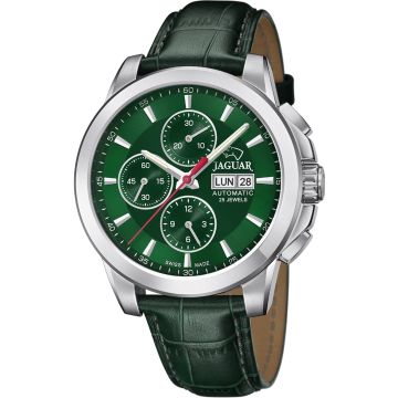 Jaguar Automatic Chronograph Day Date Green 45mm