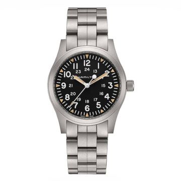 Hamilton Khaki Field Mechanical 42 Black / Bracelet