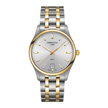 Certina DS 4 Big Size Two Tone Silver
