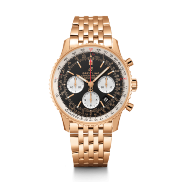 Breitling Navitimer 1 B01 Chronograph 43 Red Gold / Black / Bracelet