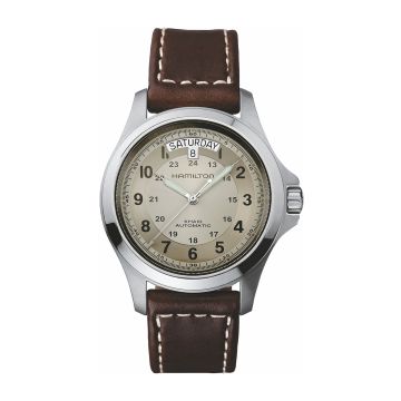 Hamilton Khaki Field King Auto 40 Stainless Steel / Beige
