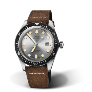 Oris Divers Sixty-Five 42 Stainless Steel / Silver / Calf