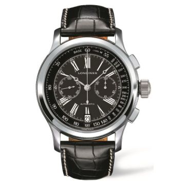 Longines Lindbergh's Atlantic Voyage Watch Black