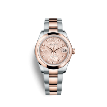Rolex Datejust 31 Rolesor Everose Domed / Oyster / Pink Computer