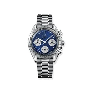 Omega Speedmaster Reduced Stainless Steel / Blue Inverted Panda / Bracelet / Japan