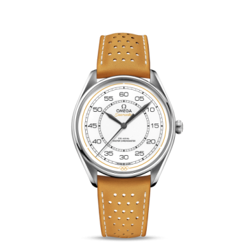 Omega Seamaster Master Co-Axial 39.5 Olympic Timekeeper Stainless Steel / White / Yellow
