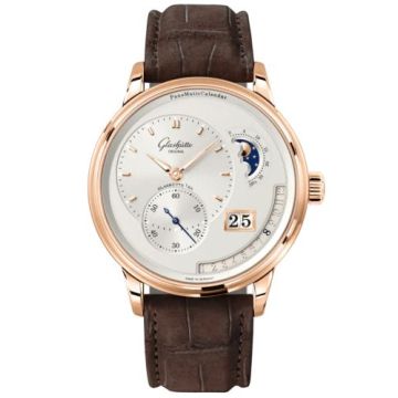 Glashütte Original PanoMatic Calendar Red Gold / Silver / Alligator / Pin