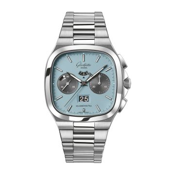 Glashütte Original Seventies Chronograph Panorama Date Ocean Breeze / Bracelet