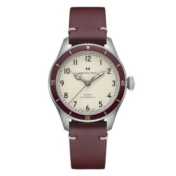 Hamilton Khaki Pilot Pioneer 38 Stainless Steel / White