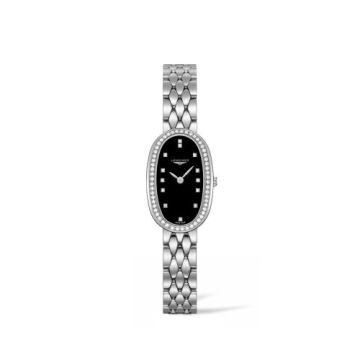 Longines Symphonette M Diamond / Black / Bracelet