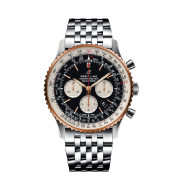 Breitling Navitimer 1 B01 Chronograph 46 Stainless Steel / Red Gold / Black / Bracelet