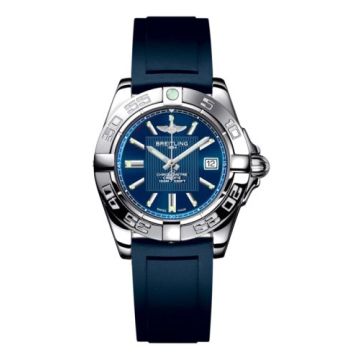 Breitling Galactic 32 Stainless Steel / Metallica Blue / Rubber