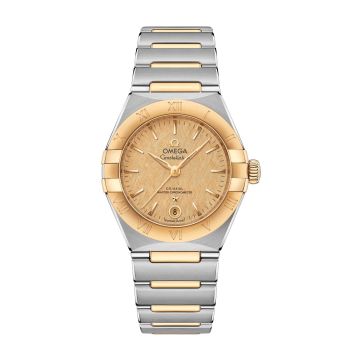 Omega Constellation Manhattan 29 Co-Axial Master Chronometer Stainless Steel / Yellow Gold / Champagne Silk