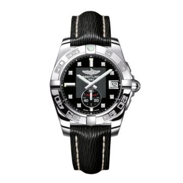 Breitling Galactic 36 Automatic Stainless Steel / Volcano Black Diamond / Sahara