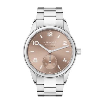 Nomos Glashütte Club Sport Neomatik 39 Indian Summer - Ember / Open Case Back