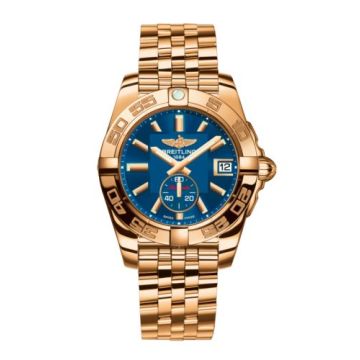 Breitling Galactic 36 Automatic Rose Gold / Gun Blue / Bracelet