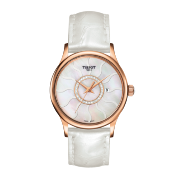 Tissot Rose Dream Quartz Ladies Steel Back MOP