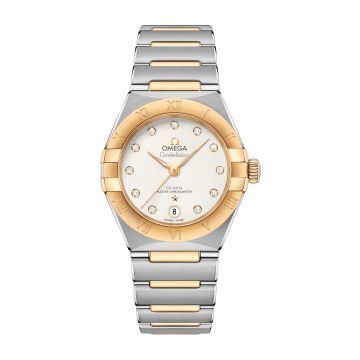 Omega Constellation Manhattan 29 Co-Axial Master Chronometer Stainless Steel / Yellow Gold / Silver Diamond