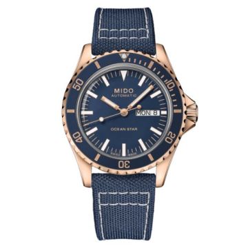 Mido Ocean Star Tribute Rose Gold / Blue