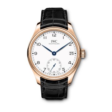 IWC Schaffhausen Portugieser Hand-Wound Eight Days "150 Years" Red Gold / White