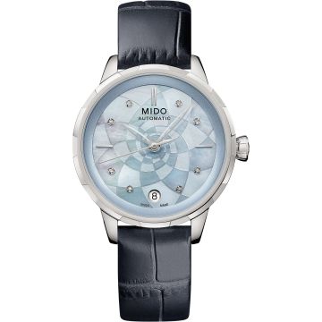 Mido Rainflower Origin Stainless Steel / Blue MOP