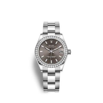 Rolex Datejust 31 Stainless Steel Diamond / Oyster / Grey
