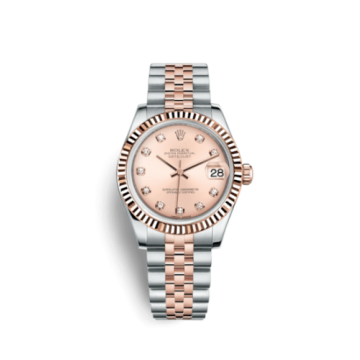 Rolex Datejust 31 Rolesor Everose Fluted / Jubilee / Pink Diamond