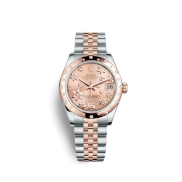 Rolex Datejust 31 Rolesor Everose Domed Diamond / Jubilee / Pink Floral