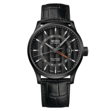 Mido Multifort Dual Time PVD / Black