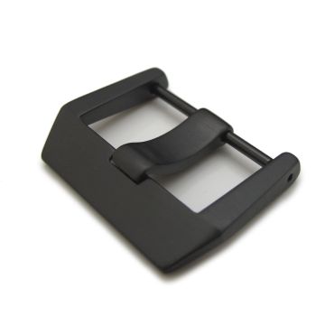 PVD Black 316L Stainless Steel Screw type 6mm Tongue Buckle for Bell&Ross BR01 BR03 watchband - 6mm