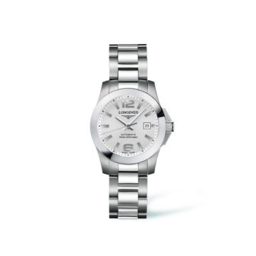 Longines Conquest 29.5 Automatic Stainless Steel Silver
