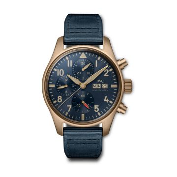 IWC Schaffhausen Pilot's Watch Chronograph 41 Bronze / Blue