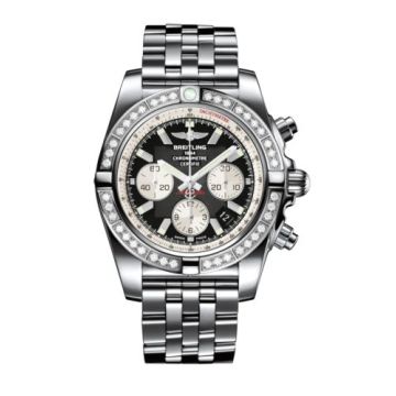 Breitling Chronomat 44 Stainless Steel / Diamond / Onyx Black / Bracelet