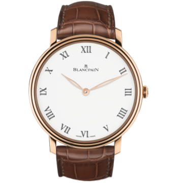 Blancpain Villeret Manuelle Piece Unique Grande Décoration / White Enamel