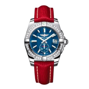 Breitling Galactic 36 Automatic Stainless Steel / Diamond / Gun Blue / Sahara