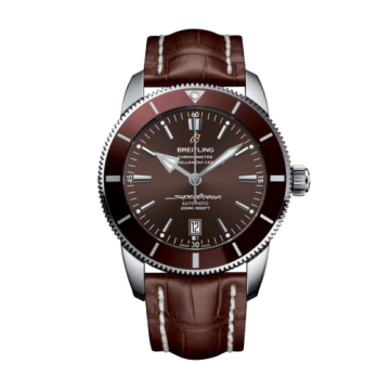 Breitling Superocean Heritage II 46 Stainless Steel / Bronze / Bronze / Croco / Folding